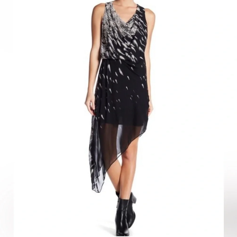 Haute Hippie Assymetric Hem 100% Silk Dress | S - Picture 1 of 8